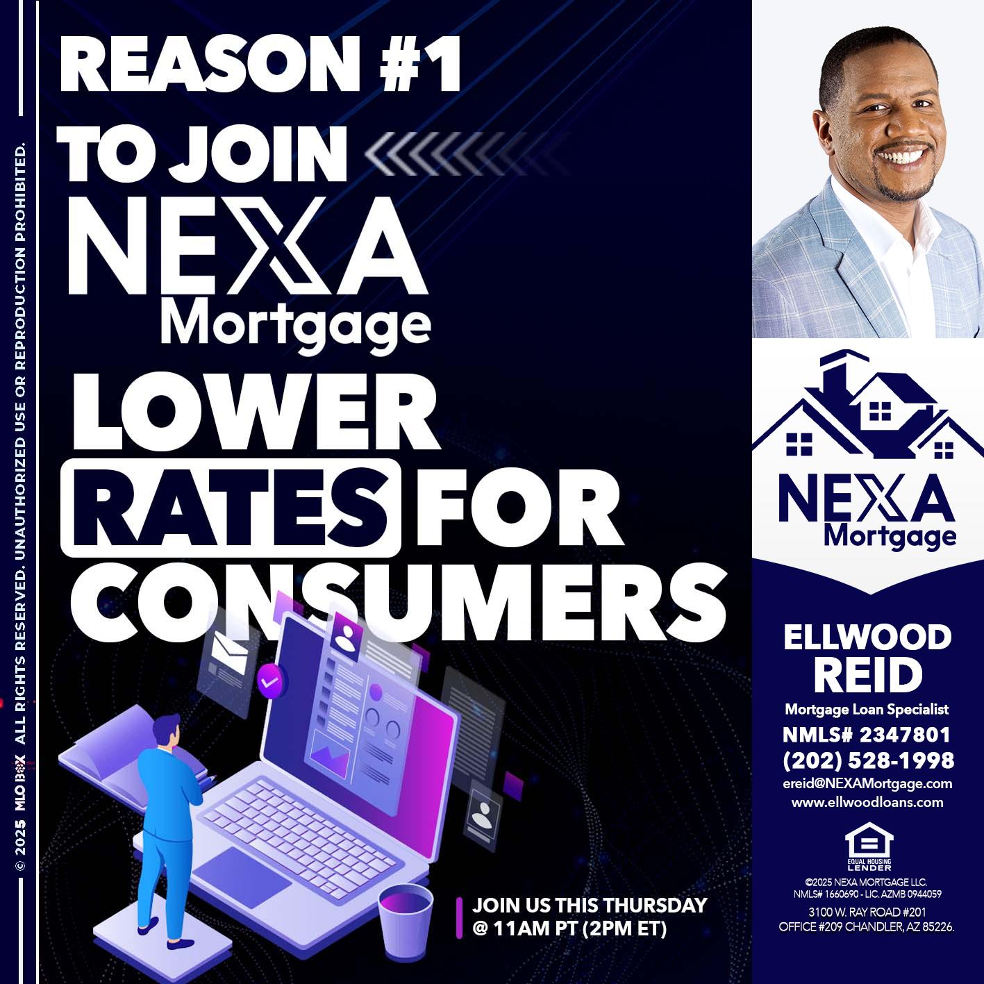 REASON 1 - Ellwood Reid -Mortgage Loan specialist