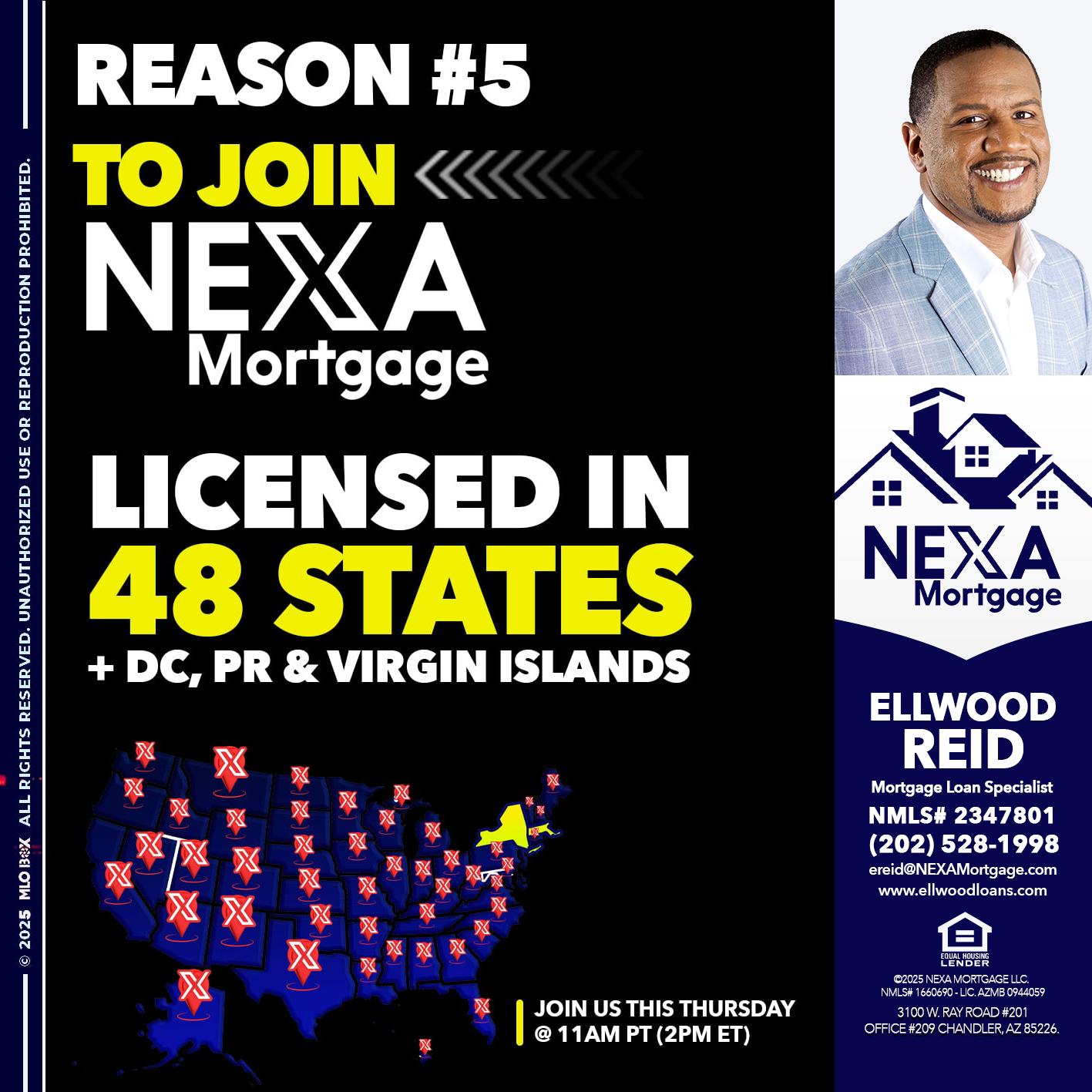 REASON 5 - Ellwood Reid -Mortgage Loan specialist