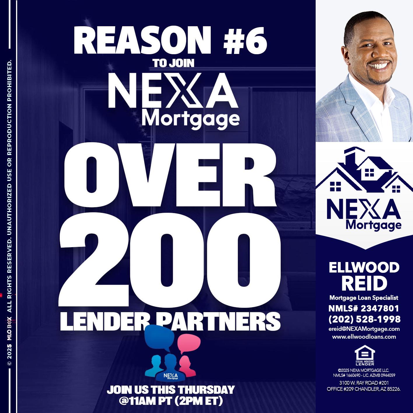 REASON 6 - Ellwood Reid -Mortgage Loan specialist