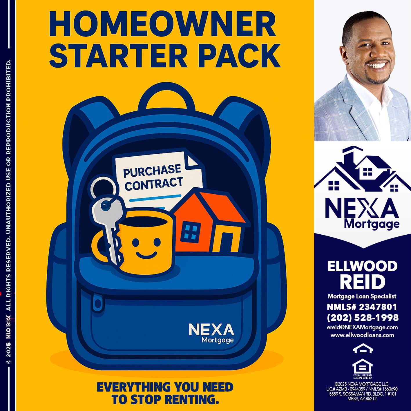 NEED A HOMEOWNER PACK.. - Ellwood Reid -Mortgage Loan specialist