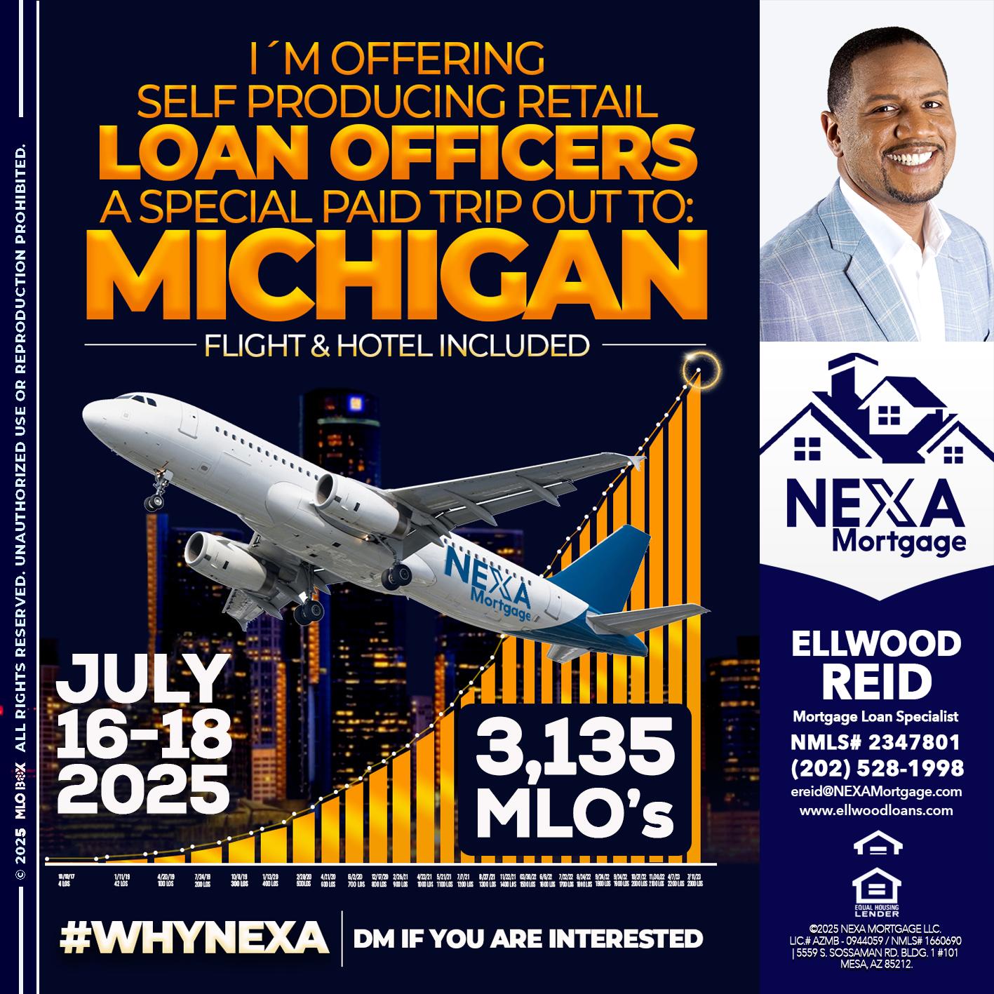 MICHIGAN TRIP - Ellwood Reid -Mortgage Loan specialist
