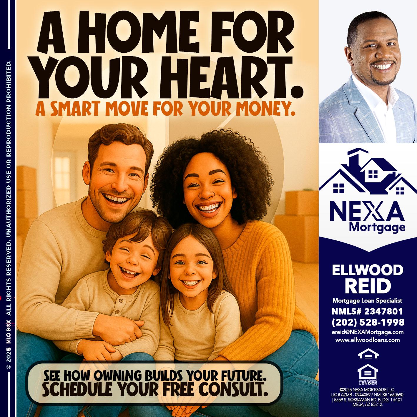 A HOME FOR - Ellwood Reid -Mortgage Loan specialist