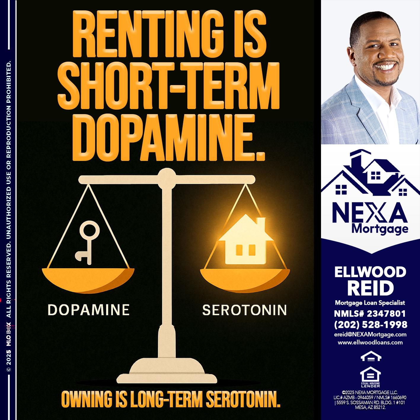 RENTING IS SHORT TERM - Ellwood Reid -Mortgage Loan specialist