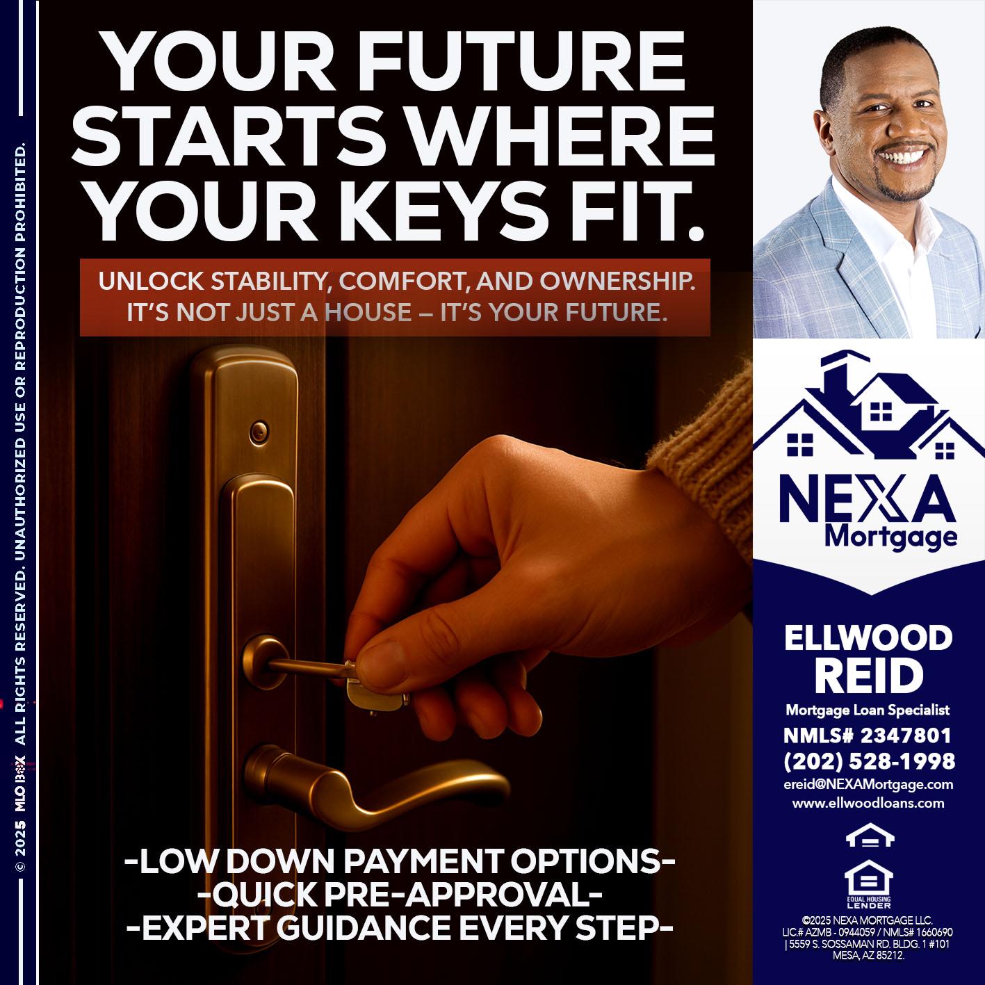 YOUR FUTURE - Ellwood Reid -Mortgage Loan specialist