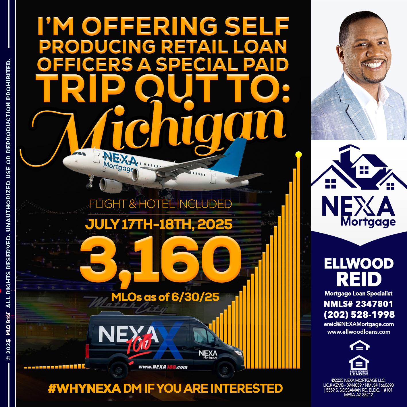 MICHIGAN TRIP - Ellwood Reid -Mortgage Loan specialist