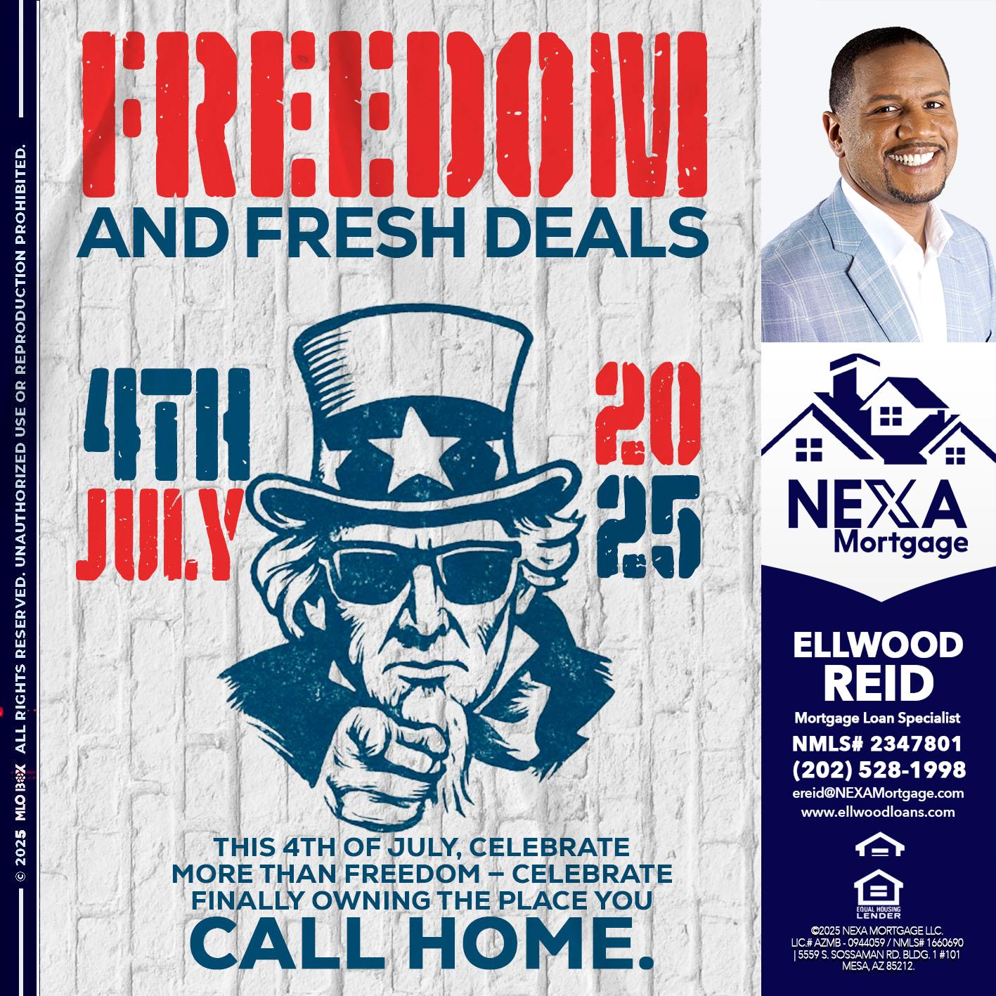 FREEDOM - Ellwood Reid -Mortgage Loan specialist