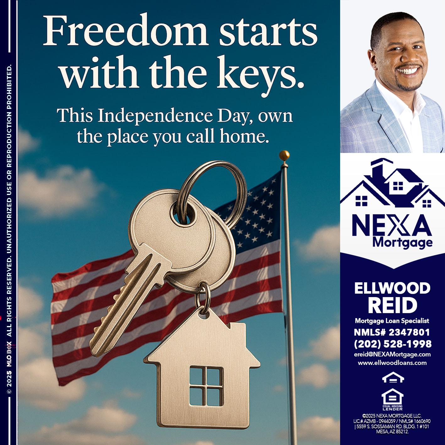 FREEDOM STARTS - Ellwood Reid -Mortgage Loan specialist