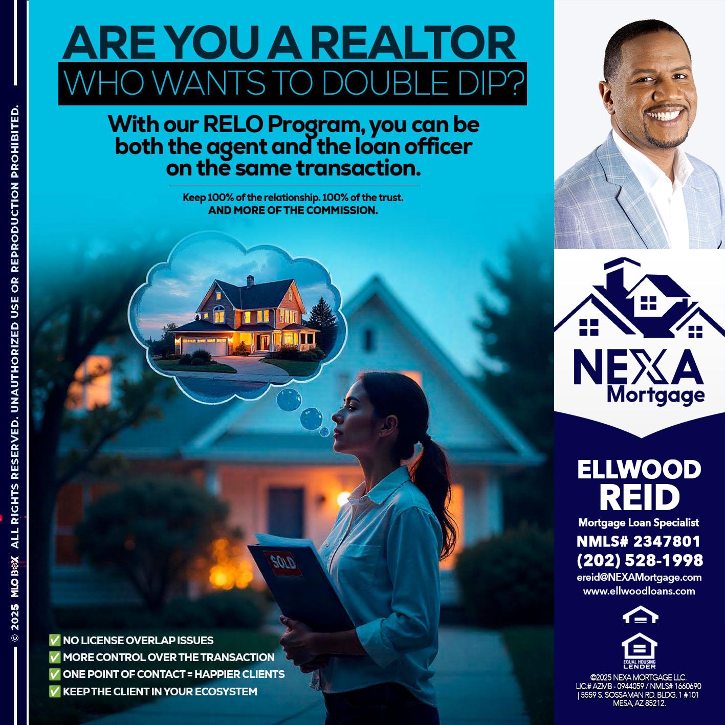 Are you a Realtor? - Ellwood Reid -Mortgage Loan specialist