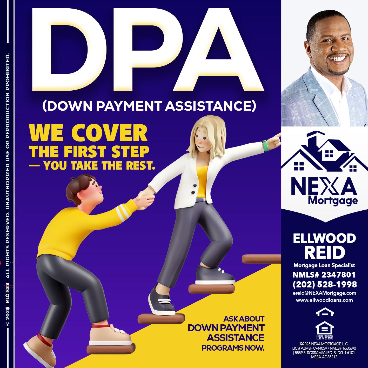 DPA LOANS - Ellwood Reid -Mortgage Loan specialist