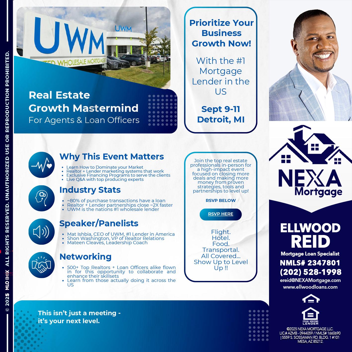 DETROIT TRIP - Ellwood Reid -Mortgage Loan specialist