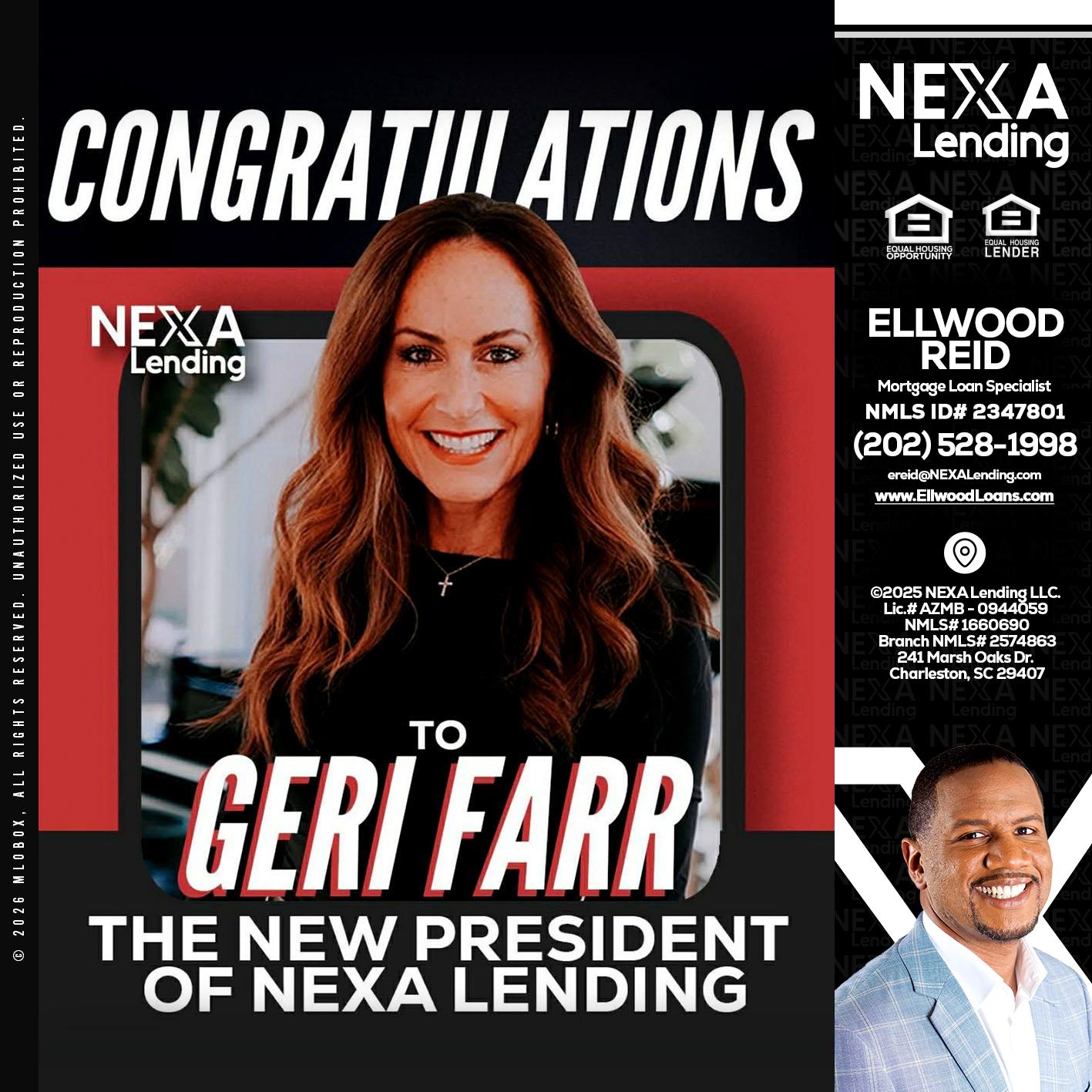 CONGRATULATIONS - Ellwood Reid -Mortgage Loan specialist