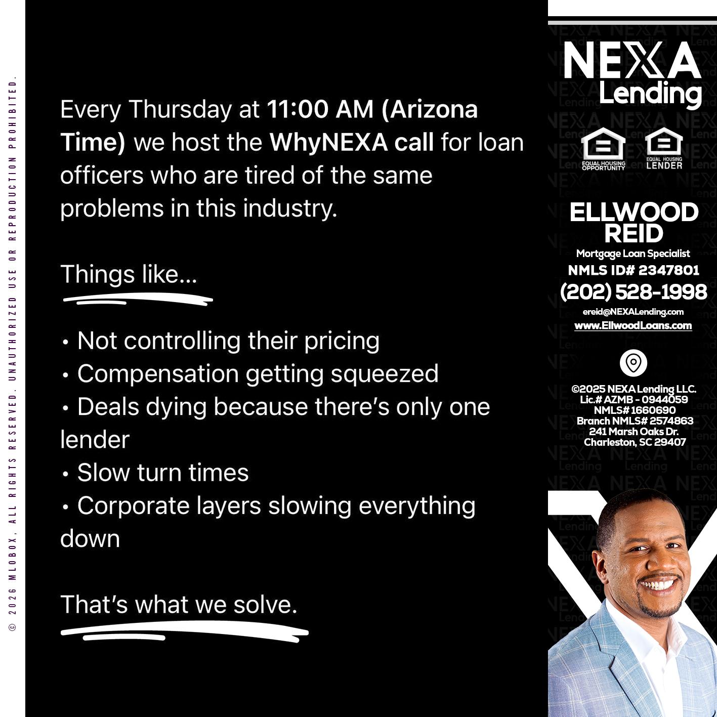 WHY NEXA - Ellwood Reid -Mortgage Loan specialist