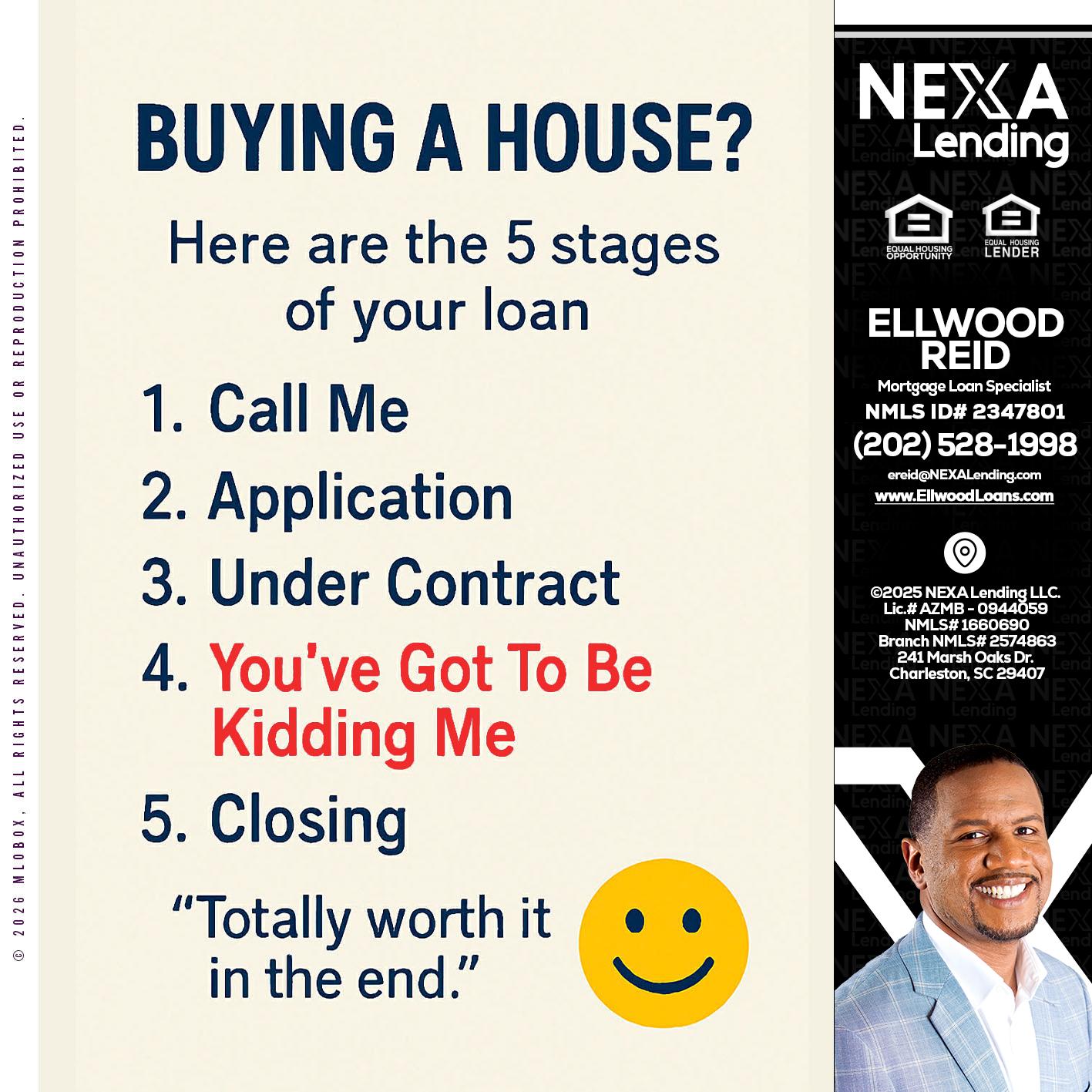 BUYING A HOUSE - Ellwood Reid -Mortgage Loan specialist