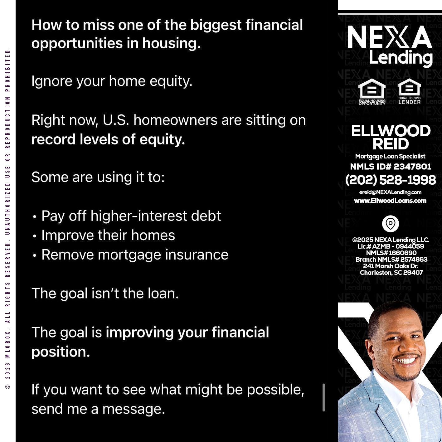 how to miss - Ellwood Reid -Mortgage Loan specialist