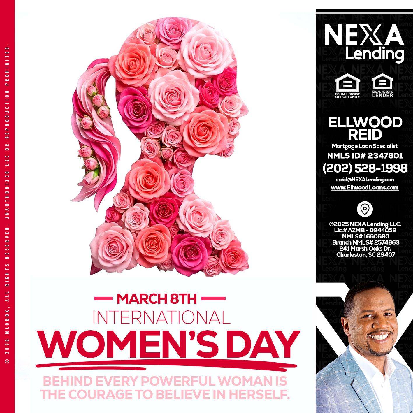 MARCH 8TH - Ellwood Reid -Mortgage Loan specialist