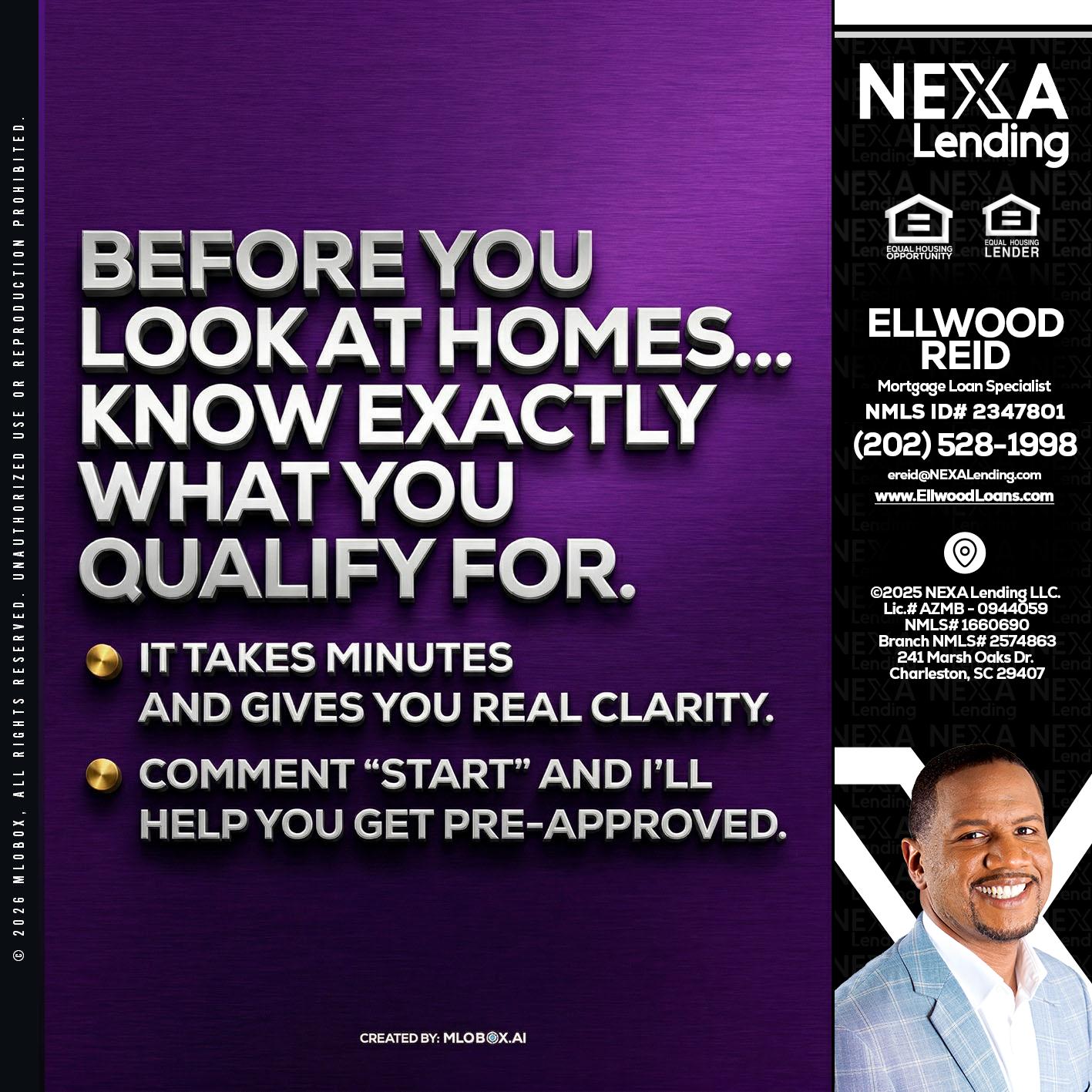 BEFORE YOU - Ellwood Reid -Mortgage Loan specialist