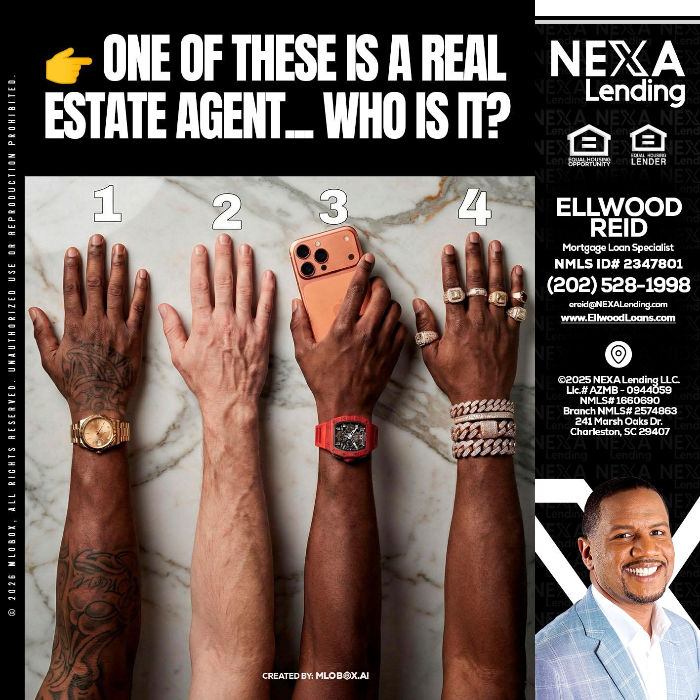 ONE OF THESE - Ellwood Reid -Mortgage Loan specialist