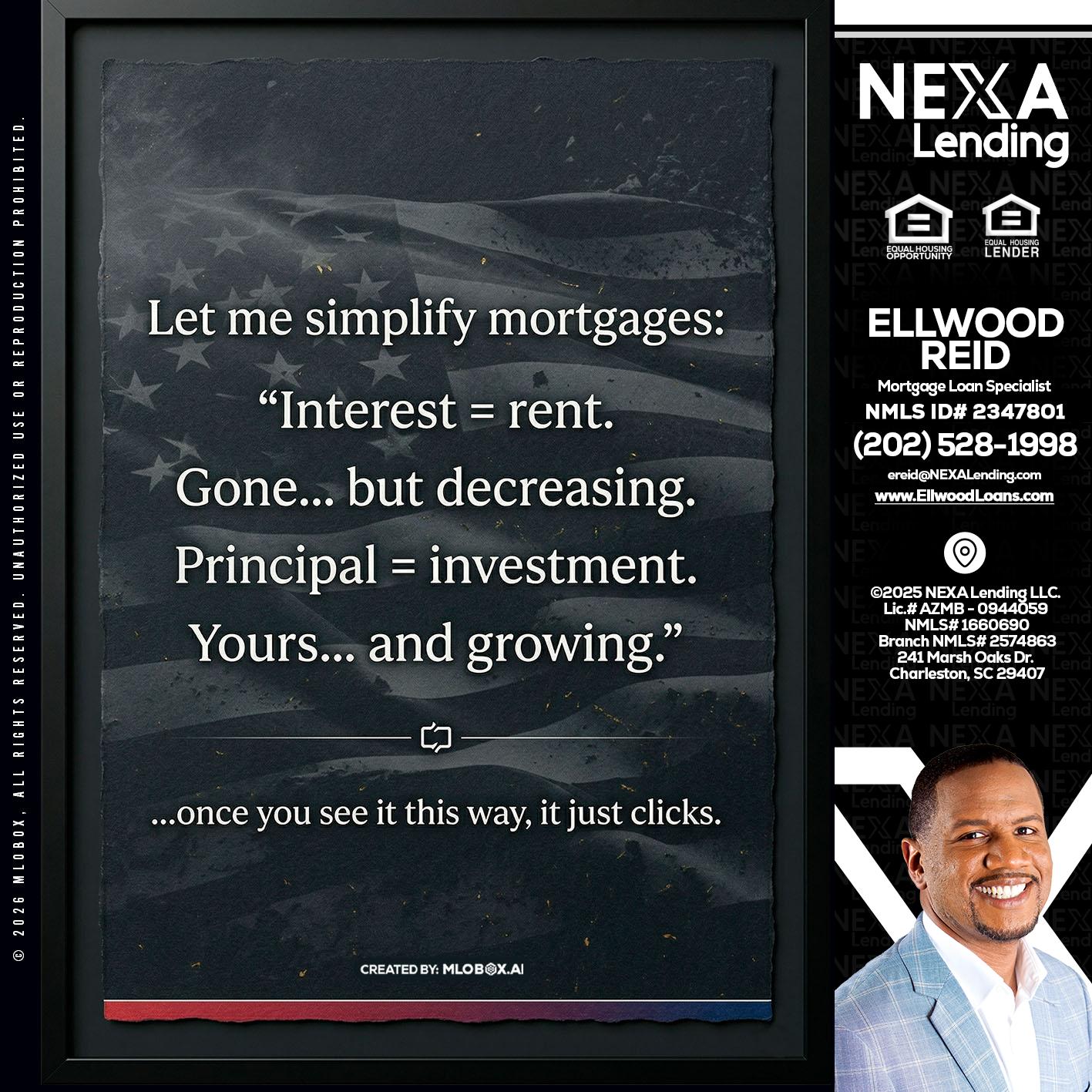 LET ME SIMPLIFY - Ellwood Reid -Mortgage Loan specialist