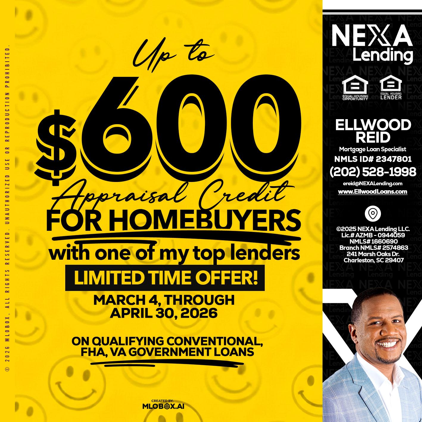 UP TO 600 - Ellwood Reid -Mortgage Loan specialist