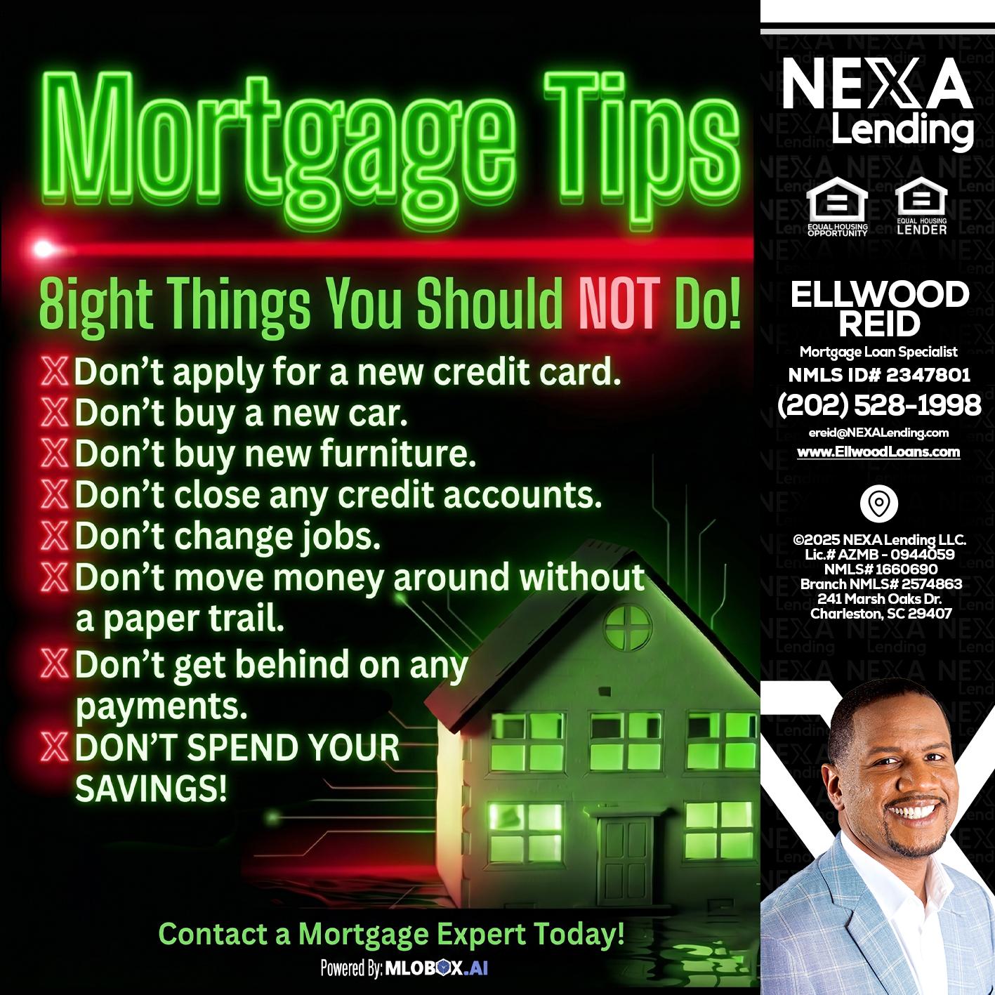 Mortgage Tips at your Door - Ellwood Reid -Mortgage Loan specialist