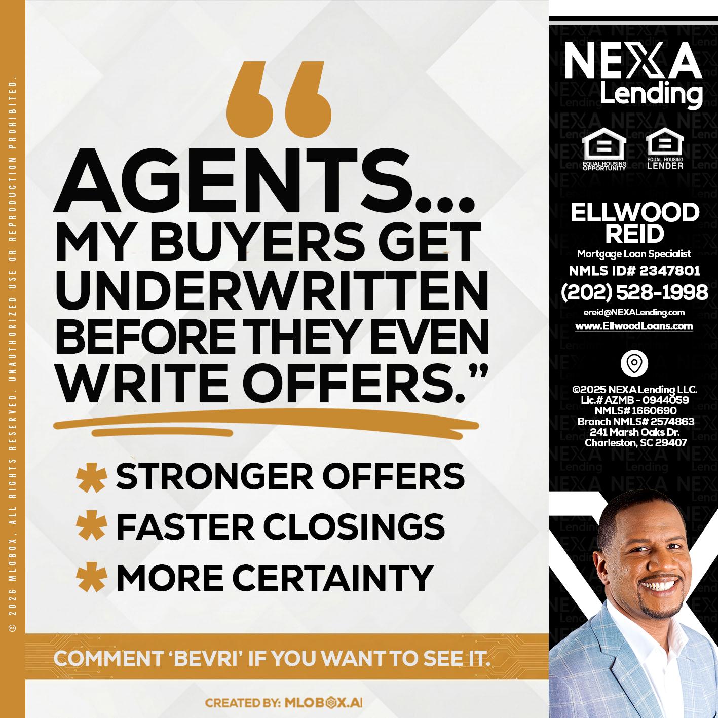 agents - Ellwood Reid -Mortgage Loan specialist