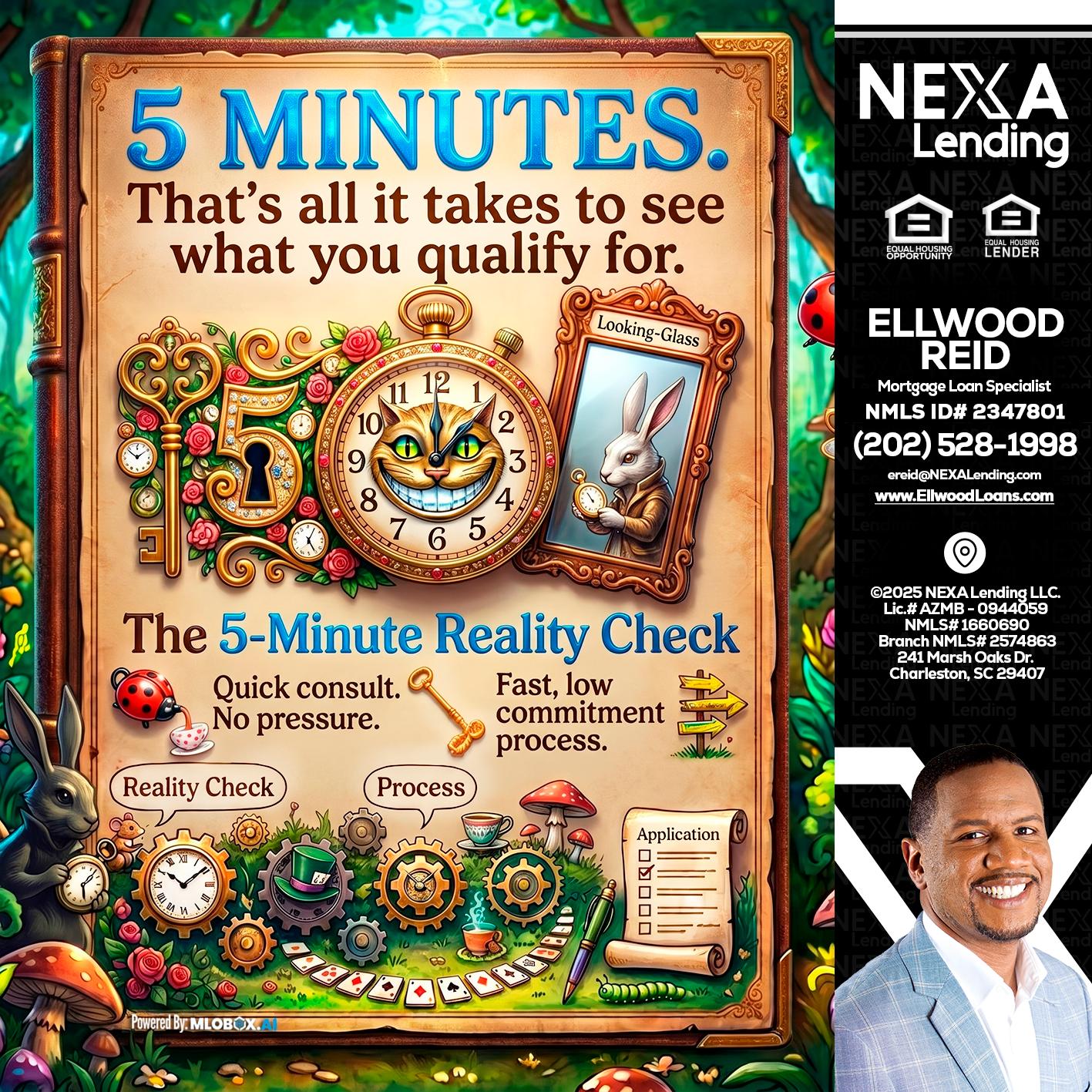 Reality Check! - Ellwood Reid -Mortgage Loan specialist