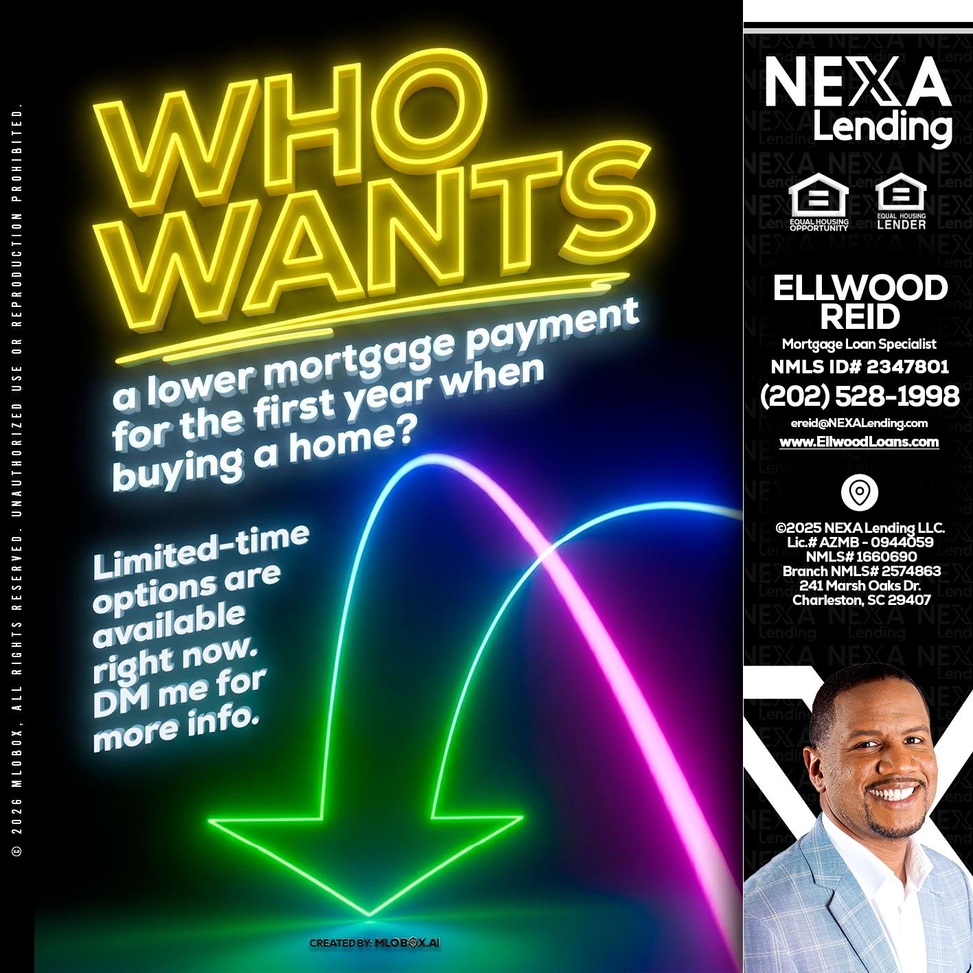 WHO WANTS - Ellwood Reid -Mortgage Loan specialist