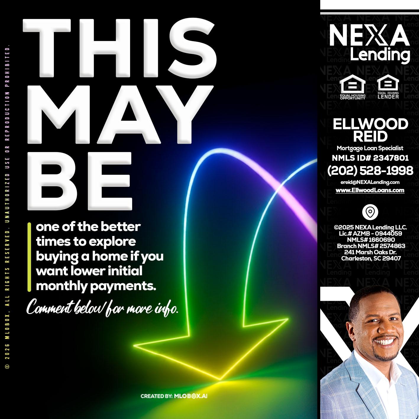 THIS MAY BE - Ellwood Reid -Mortgage Loan specialist