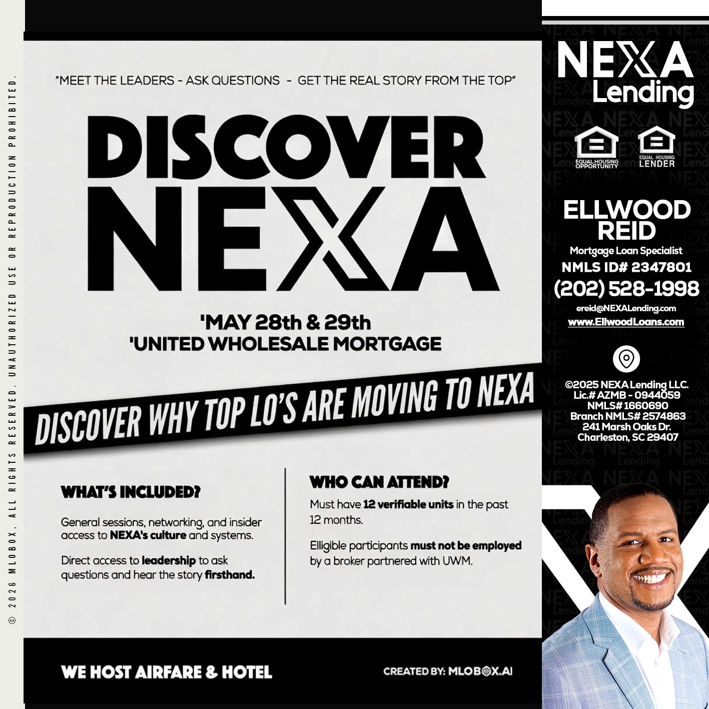 DISCOVER NEXA - Ellwood Reid -Mortgage Loan specialist
