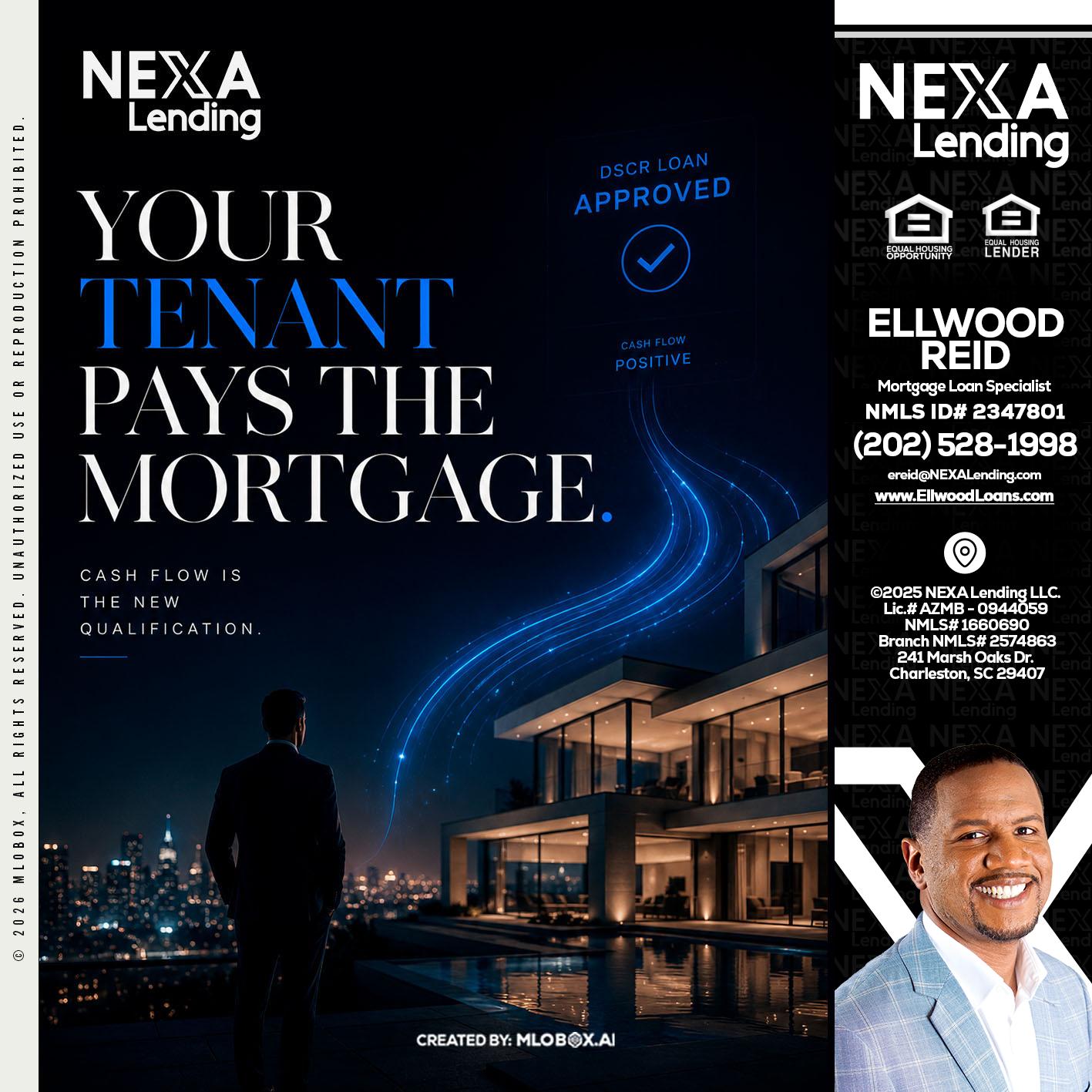 DSCR LOANS - Ellwood Reid -Mortgage Loan specialist