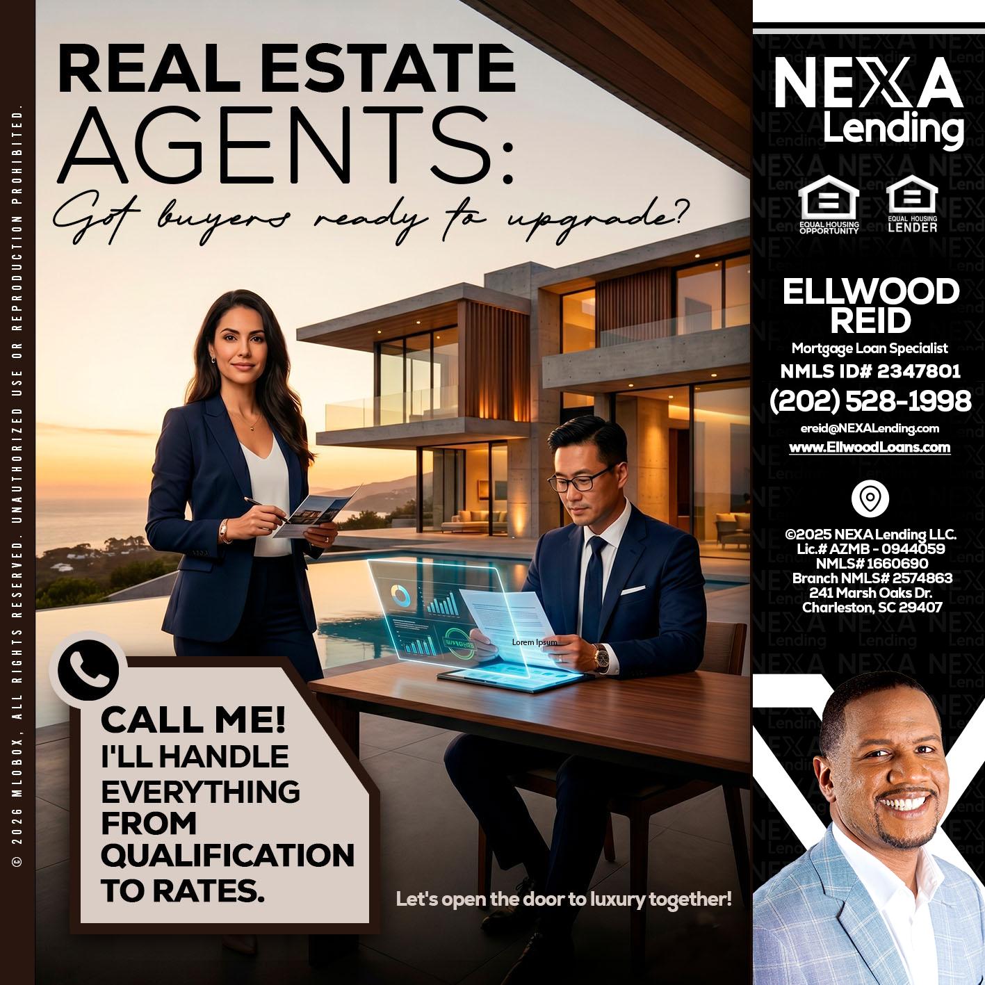 REAL ESTATE AGENTS - Ellwood Reid -Mortgage Loan specialist