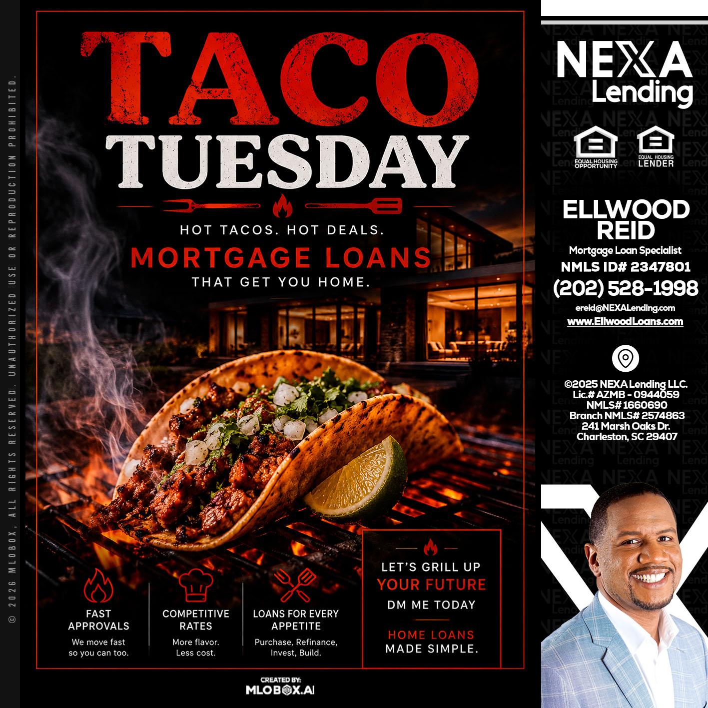 TACO TUESDAY - Ellwood Reid -Mortgage Loan specialist
