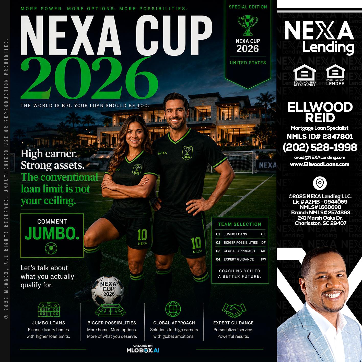 NEXA CUP 2026 - Ellwood Reid -Mortgage Loan specialist