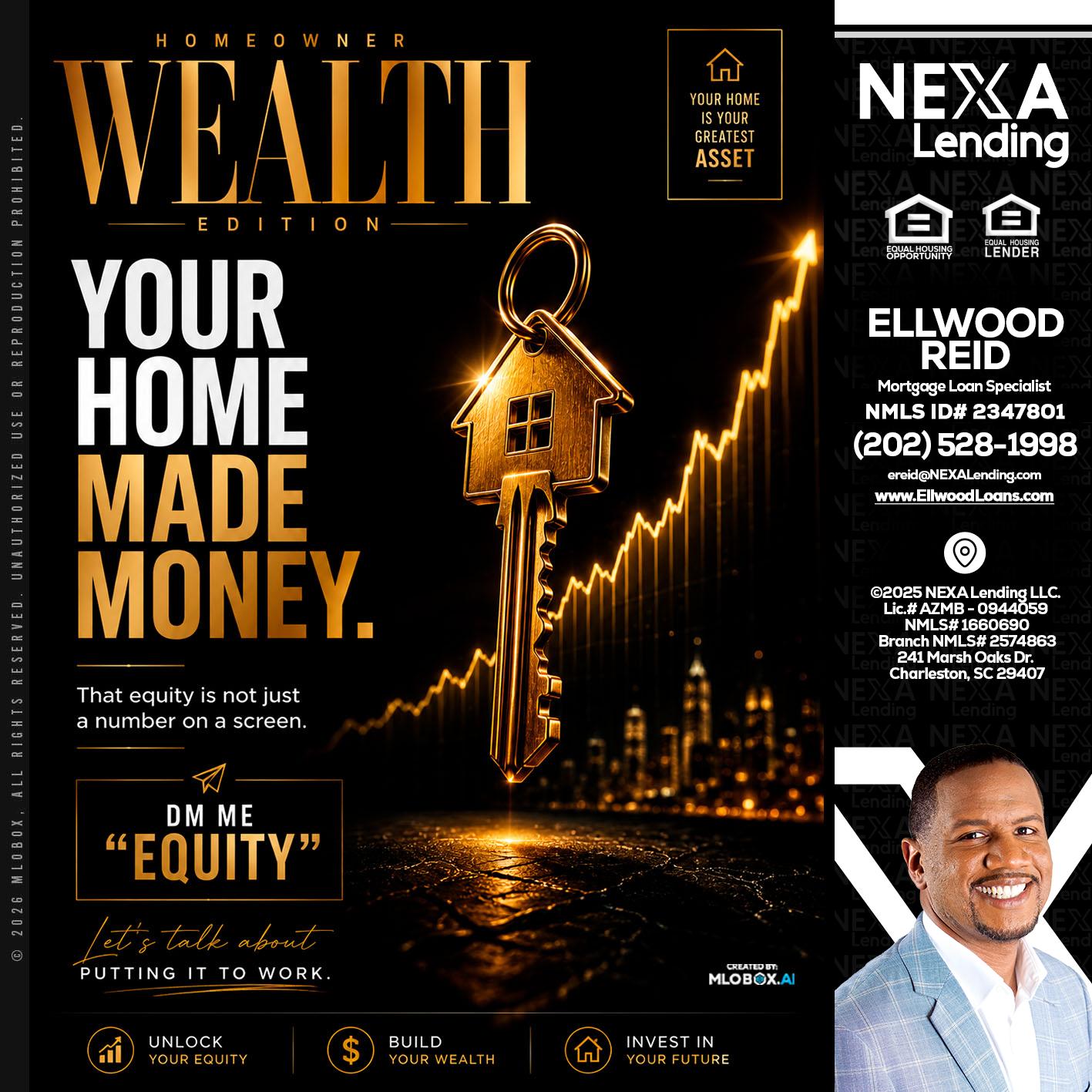 YOUR HOME MADE - Ellwood Reid -Mortgage Loan specialist