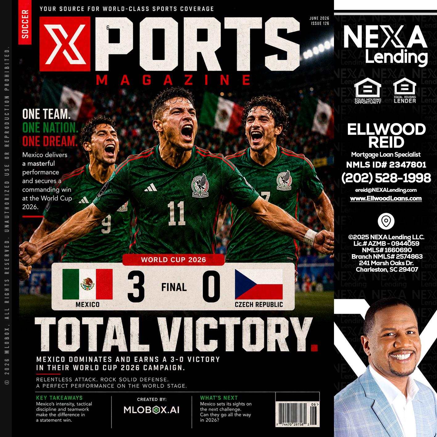 World Cup 2026 MEX 1-0 CZECH - Ellwood Reid -Mortgage Loan specialist