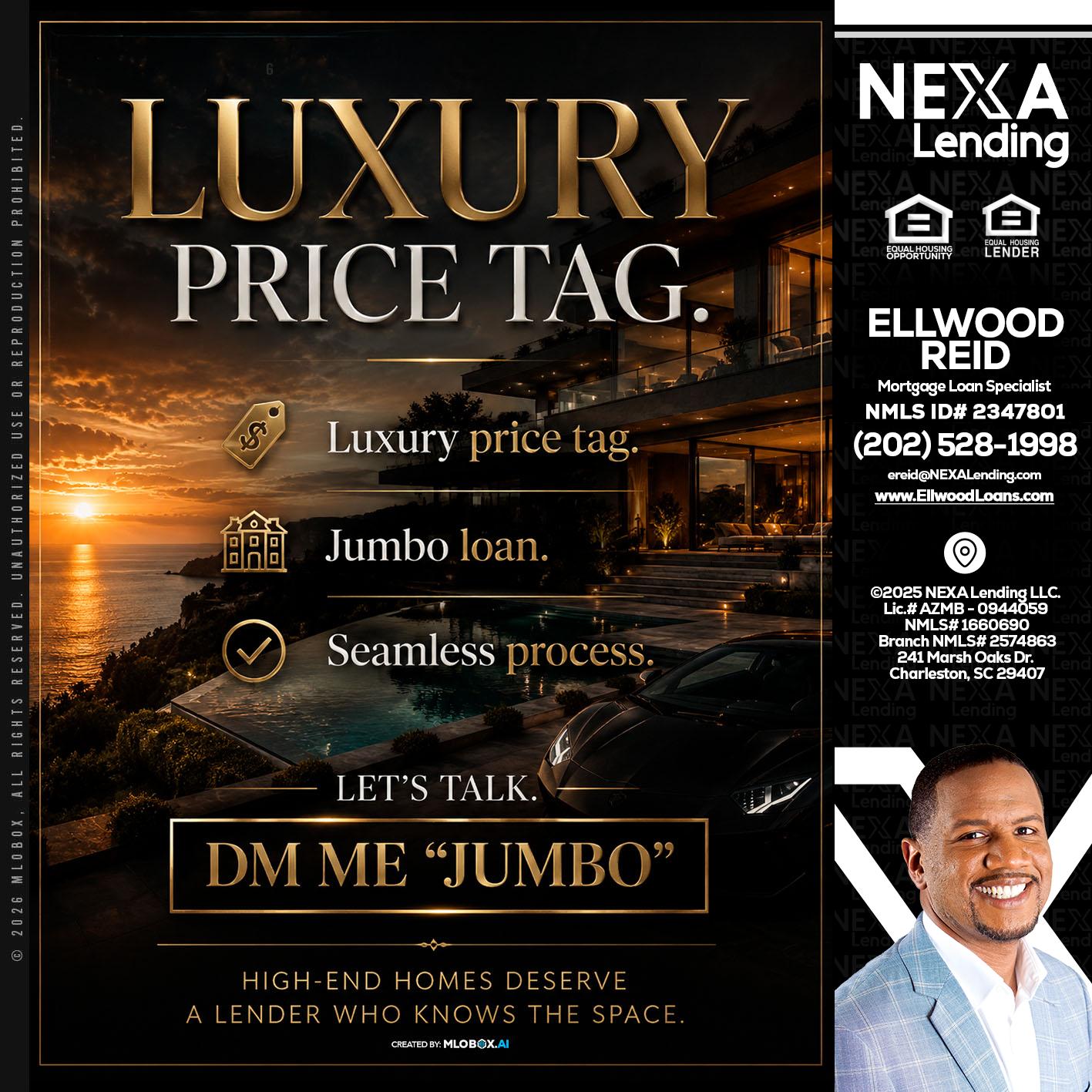 LUXURY PRICE - Ellwood Reid -Mortgage Loan specialist