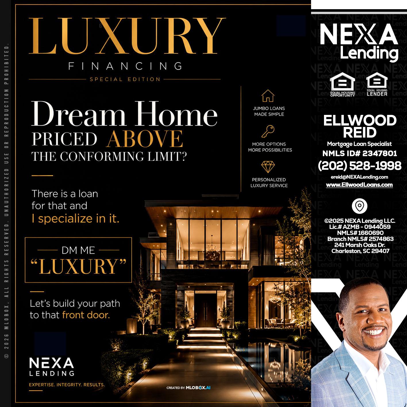 LUXURY - Ellwood Reid -Mortgage Loan specialist