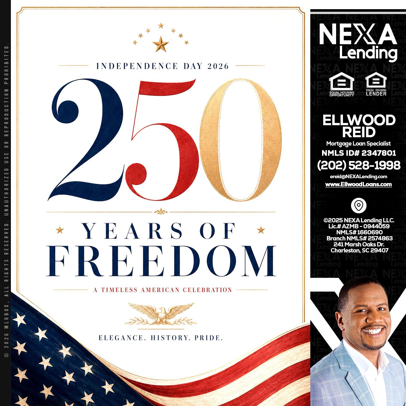 250 YEARS - Ellwood Reid -Mortgage Loan specialist