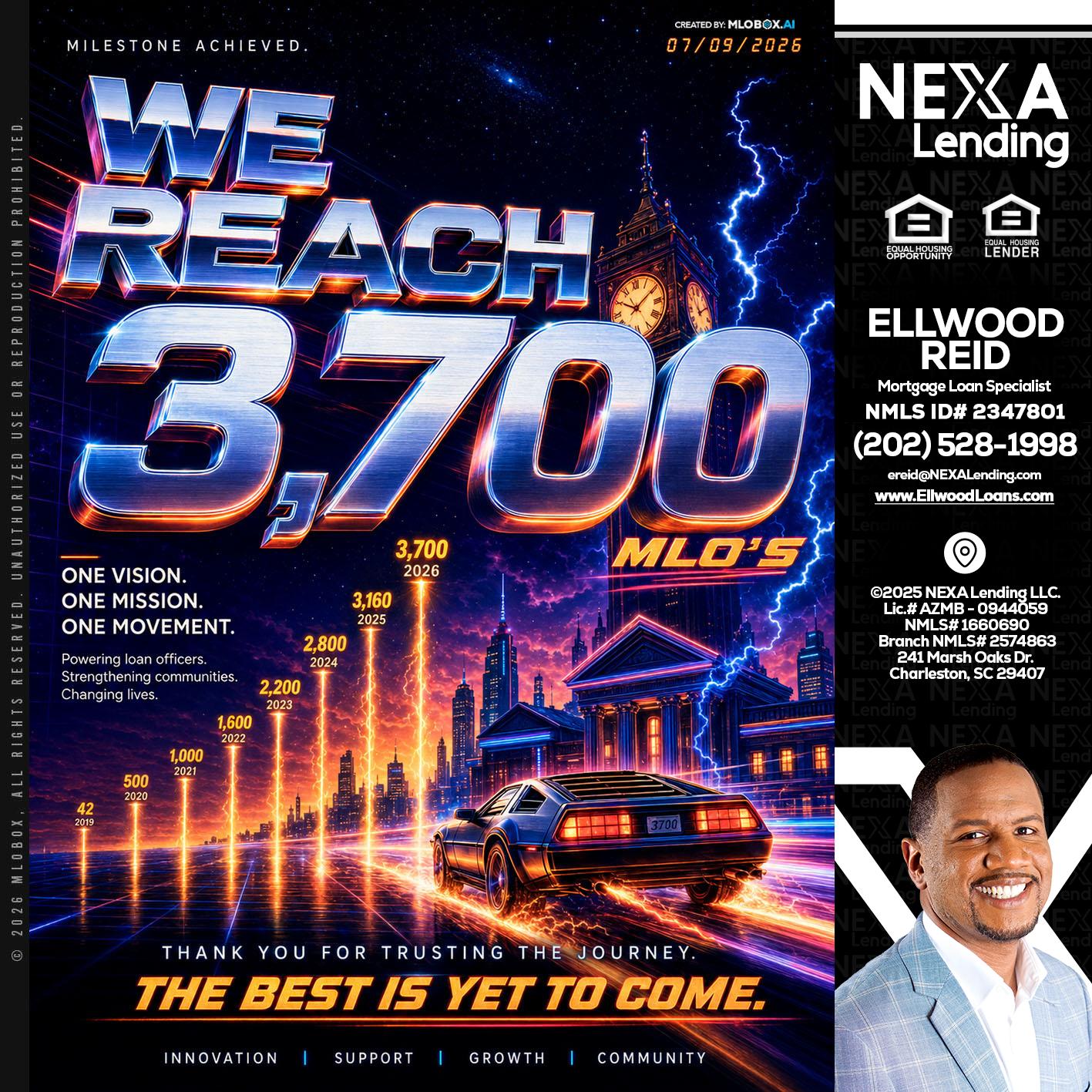 3700 MLOs - Ellwood Reid -Mortgage Loan specialist