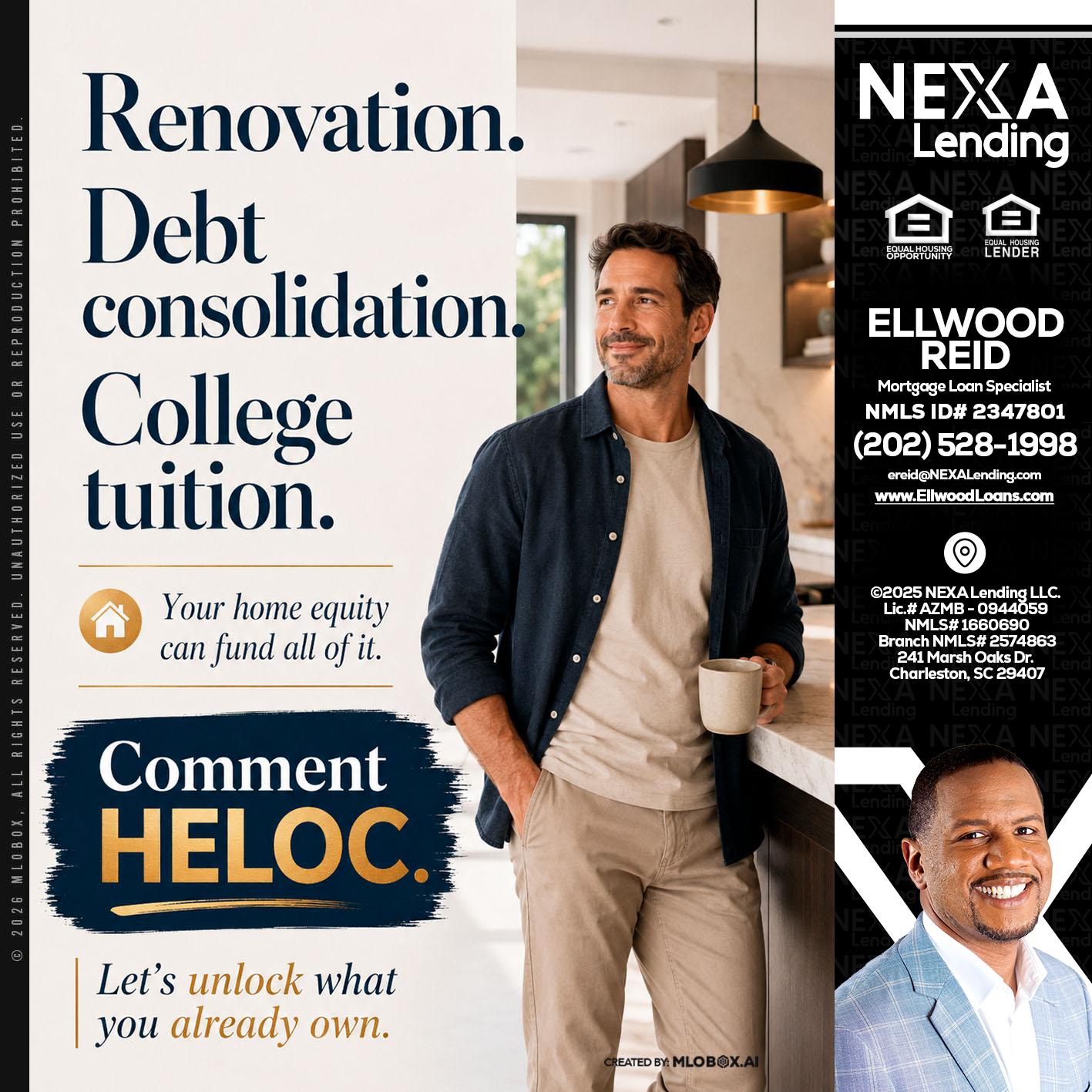 RENOVATION DEBT - Ellwood Reid -Mortgage Loan specialist