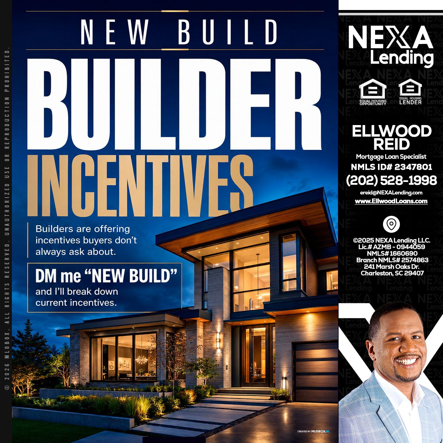 NEW BUILDER - Ellwood Reid -Mortgage Loan specialist