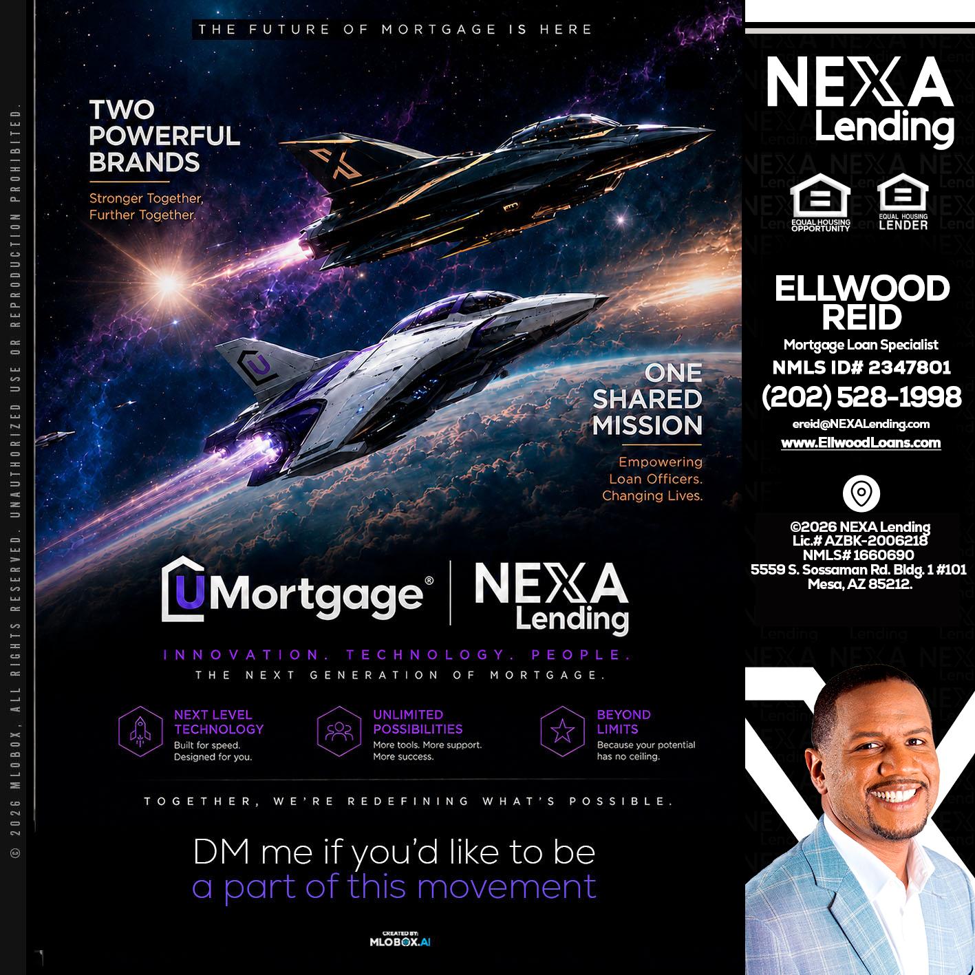 U Mortgage + NEXA lending - Ellwood Reid -Mortgage Loan specialist
